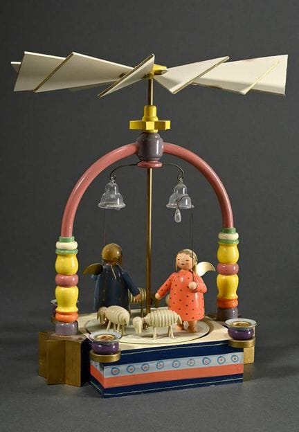 Pyramide carrée Wendt &amp; Kühn avec roue à ailet