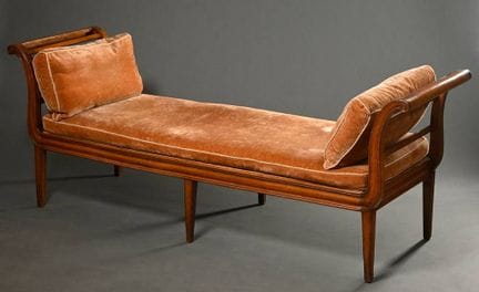 Elegante récamière in noce dal design semplice, ri