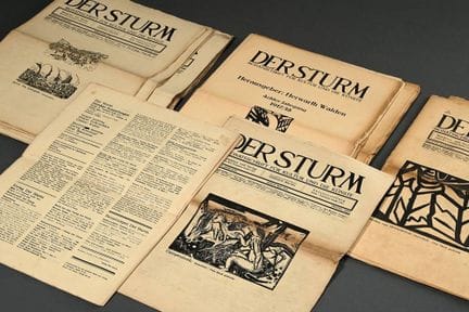 Zeitschrift "Der Sturm - Monatsschrift für Kultur 