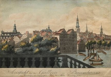 Hamburgensie "Aussicht auf der Gallerie des Baumha