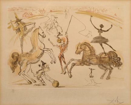 Dali, Salvador (1904-1989) "Ecuyére" 1965, Radieru
