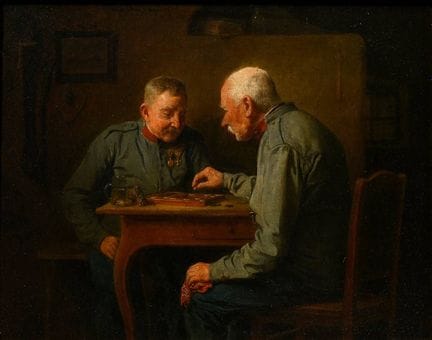 Friedländer, Friedrich (1825-1901) "Zwei Veteranen