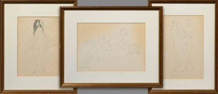 3 Grossmann, Rudolf (1882-1941) "Akte und Mädchen"