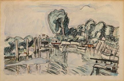 Hauptmann, Ivo (1886-1973) „Teufelsbrück“ 1932, Ko