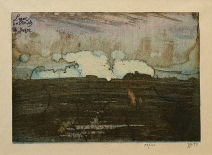 Janssen, Horst (1929-1995) "Lamme bei Peterwitz" 1