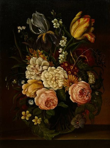 Unbekannter Künstler des frühen 20.Jh. "Blumenstil
