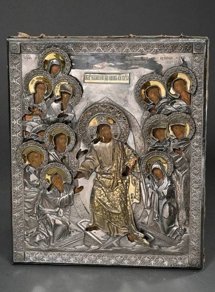 Grande icône russe « La Résurrection du Christ » s