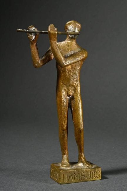 Fleer, Fritz (1921-1997) « Flûtiste », médaille sp