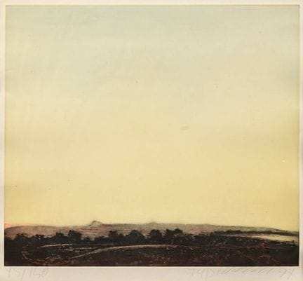 Fussmann, Klaus (*1938) "Wannsee" 1977, Farbradier