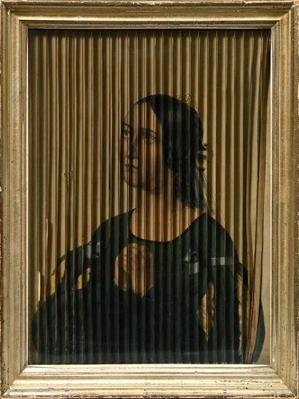 Biedermeier Vexierbild „Drei Frauen“ in Berliner L