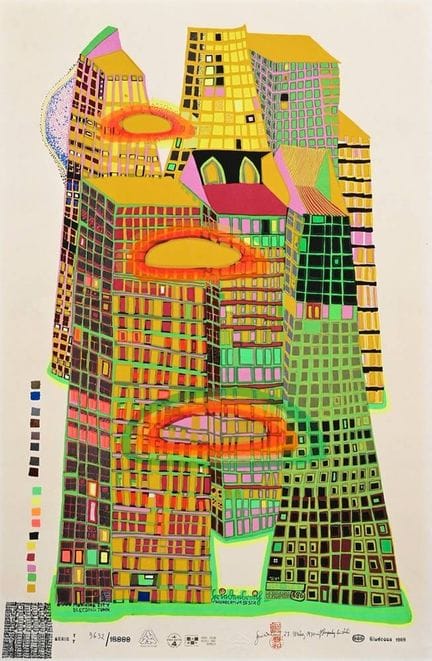 Hundertwasser, Friedensreich (1928-2000) „Good Mor