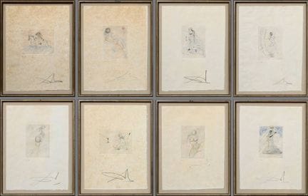 8 Dali, Salvador (1904-1989) "Actes nues" wohl 197