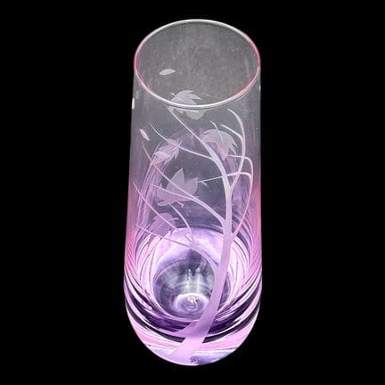 Probablement Caithness, vase en verre, décor proba