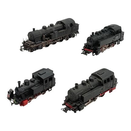 Märklin 4 steam locomotives, TM 800, 3029, SNCF 23