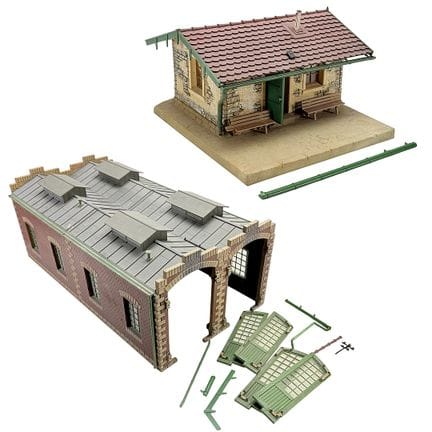 Set per modellisti in scala G: rimessa per locomot
