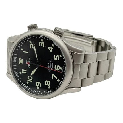 Poljot Alarm Amphibian pilot's wristwatch with mec