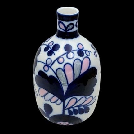 Vaso Lomonosov con decorazione floreale popolare i