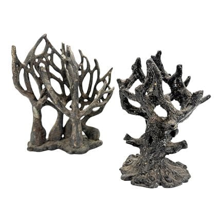 Grete Krämer-Zschäbitz, two clay sculptures of bar