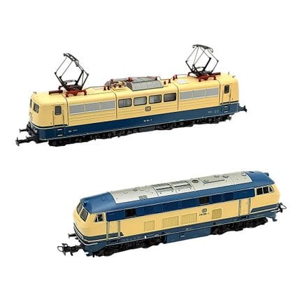 Locomotive Märklin H0 3074 diesel e 3058 elettrica