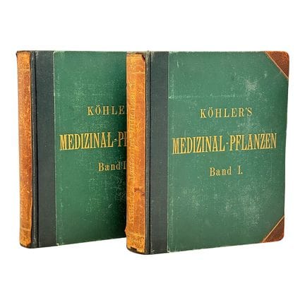 «Köhler's Medizinal-Pflanzen», volúmenes 1 y 2, ed