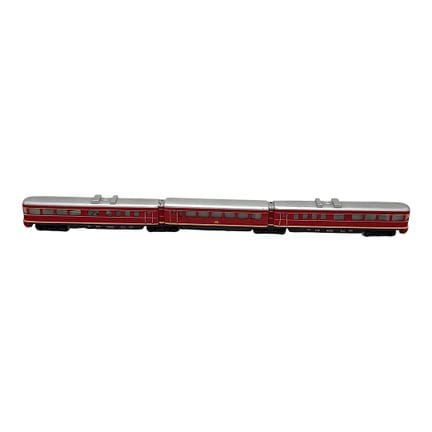 Märklin red railcar train three-part with silver r