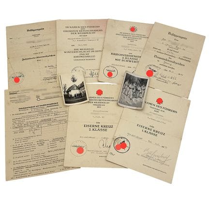 Documenti relativi ai reggimenti di granatieri 82 
