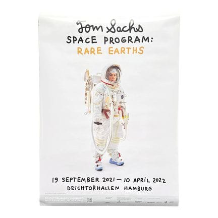 Tom Sachs, manifesto della mostra "Space Program: 
