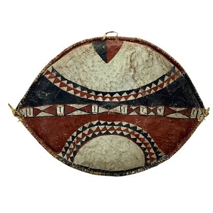Scudo tribale africano, probabilmente dei Masai de