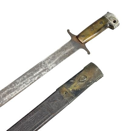 Machete a forma di spada della Collins &amp; Co., 