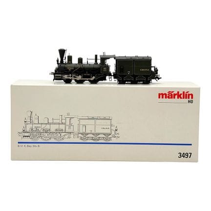 Locomotiva a vapore Märklin 3497 classe B VI MURNA