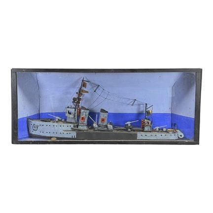 Teca con torpediniera "V.125" della Marina Imperia