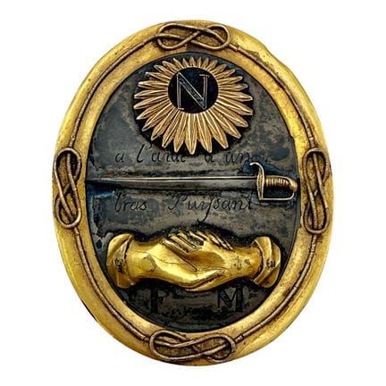 Medaglione massonico della loggia di Varsavia “Les