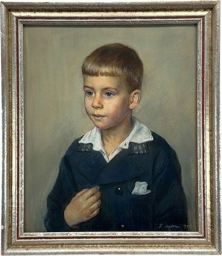 F. Matthei, Ritratto di un ragazzo, ritratto infan