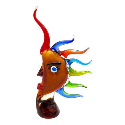 Scultura in vetro di Murano “Homage an Picasso”, t