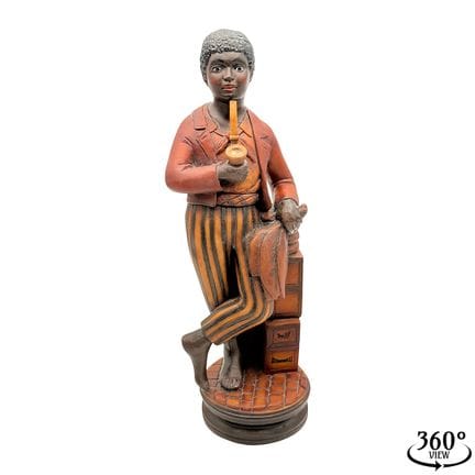 Figura pubblicitaria Stanwell, ragazzo con pipa ac
