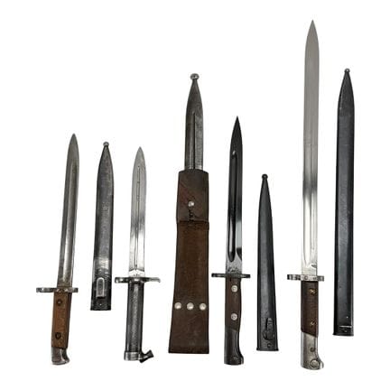 Quattro baionette con foderi, Svezia M 1896, Jugos