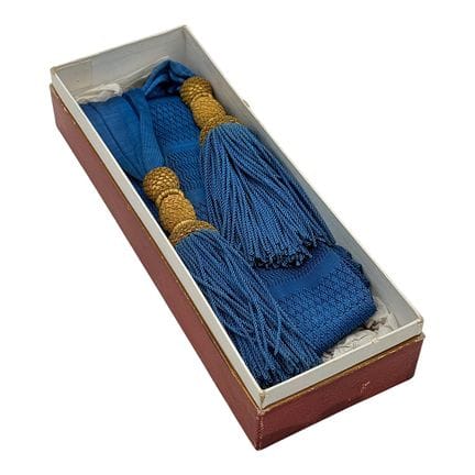 Spain, sash of general staff officers, blue fajín 