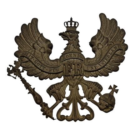 Prussia, aquila da elmetto per il Pickelhaube degl