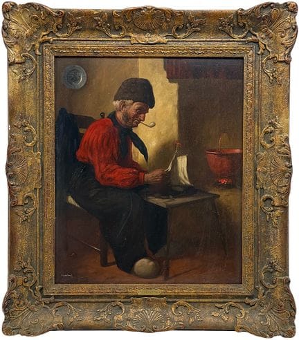 F. H. Brühne, contadino con berretto di pelliccia 