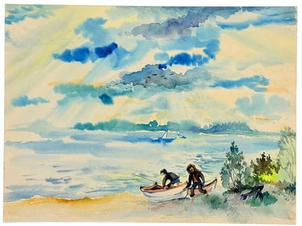 Martin Wirth, "Wasser, Wind und Wolken, Abendstimm