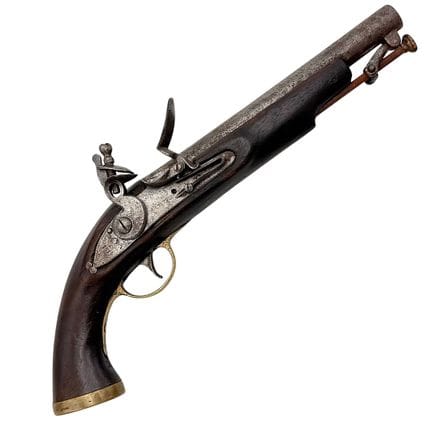 Pistola a pietra focaia ispirata al modello britan
