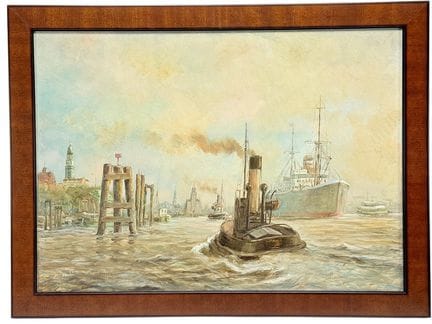 Hans Vetter, "Dampfer Parade", rimorchiatore e nav