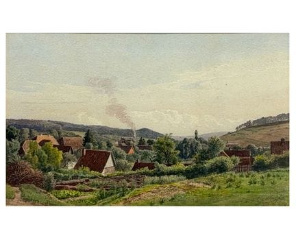 Wilhelm Streckfuss, Driburg/Harz, veduta del paese