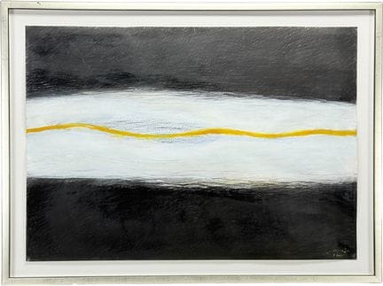 Jaroslav Kovář, "Der gelbe Strich", abstract compo
