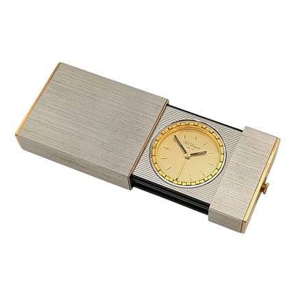 S.T. Dupont Paris pull-out travel alarm clock in l