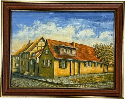 Dietrich Genau, Houses at the Corner of Friedhofst