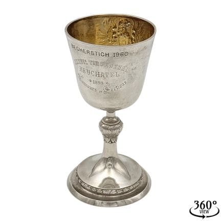 Coppa da tiro Bruckmann &amp; Söhne, argento 800, 