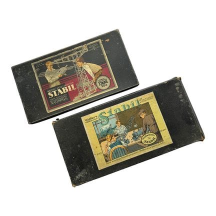 Due set di costruzioni in metallo Walther Stabil n