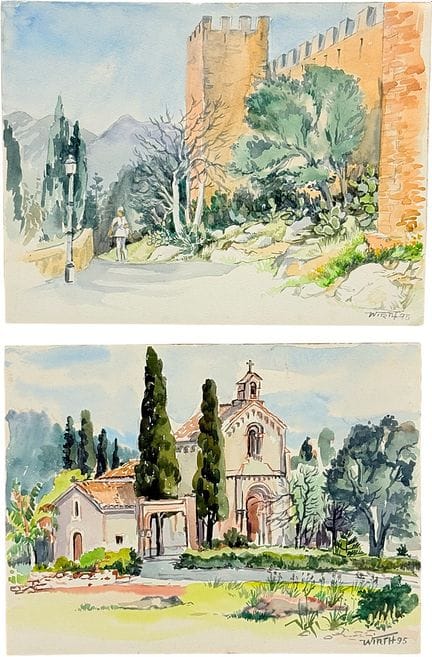 Martin Wirth, Two views of Mallorca, Capdepera Cas