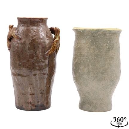 Grete Krämer-Zschäbitz, due vasi in ceramica, vaso
